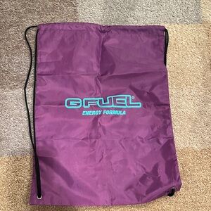 GFuel Energy Drink Purple Drawstring Bag - New